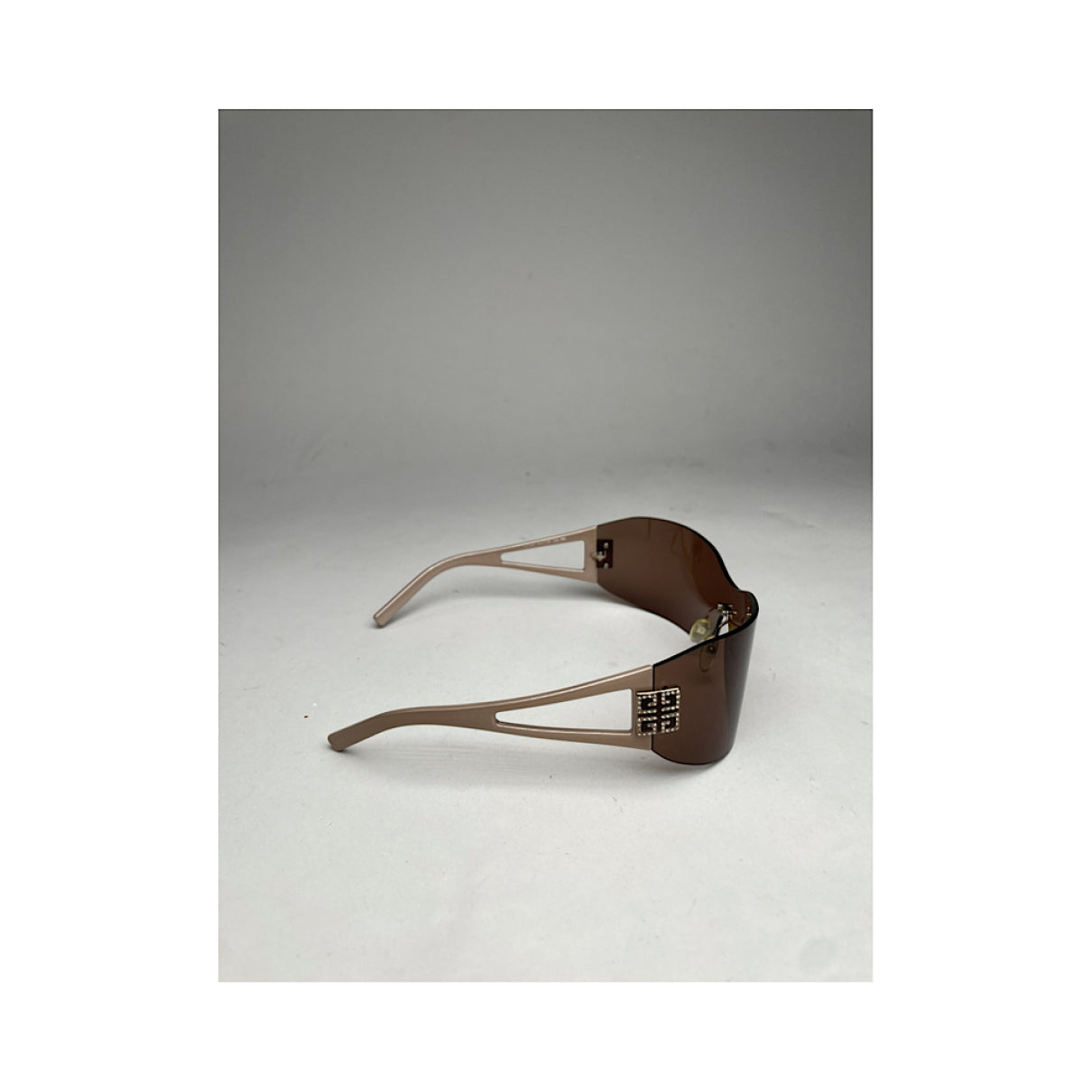 Givenchy Brown Metal Sunglasses image 3