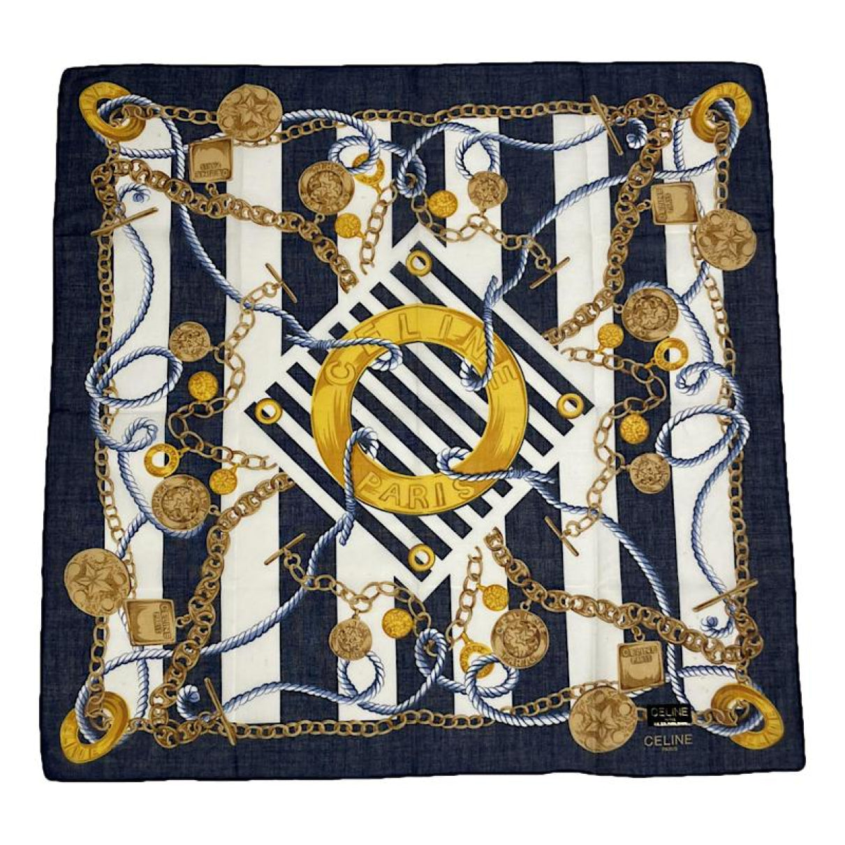 Celine Multicolour Silk Silk Handkerchief image 1