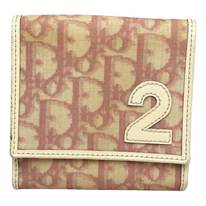 Dior 30 Montaigne Pink Leather Wallet image 1