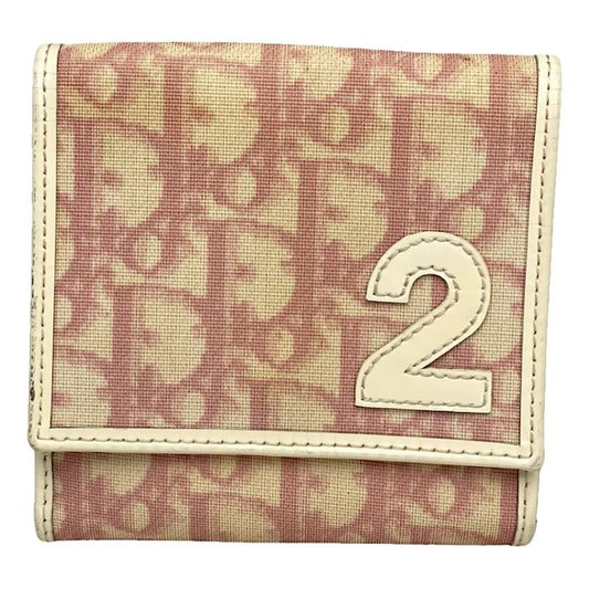 Dior 30 Montaigne Pink Leather Wallet image 1