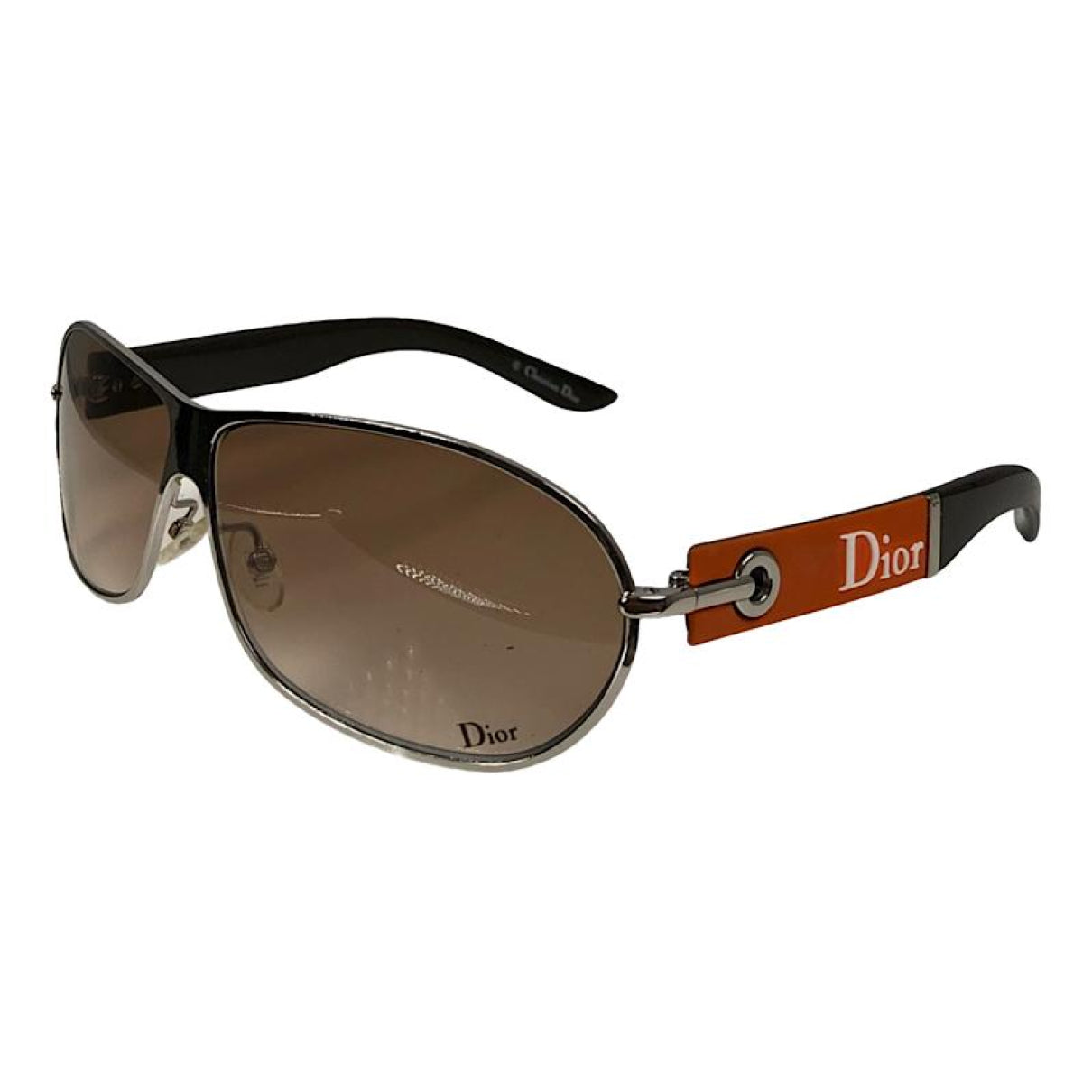 Dior Orange Metal Sunglasses image 1