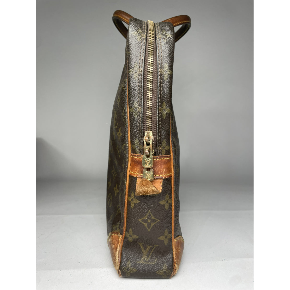 Louis Vuitton Serviette Ambassadeur Brown Leather Handbag image 5