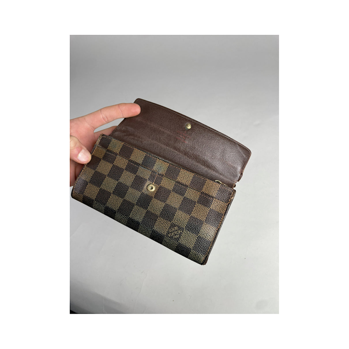 Louis Vuitton Insolite Brown Leather Wallet image 5