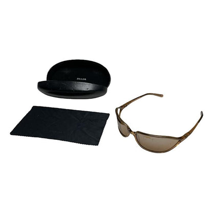 Prada Orange Plastic Sunglasses image 1