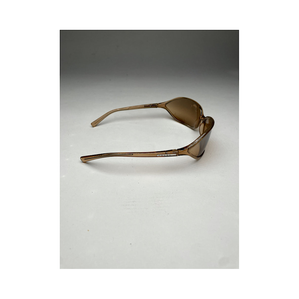 Prada Orange Plastic Sunglasses image 5