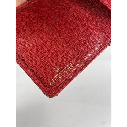 Givenchy Red Leather Wallet image 5