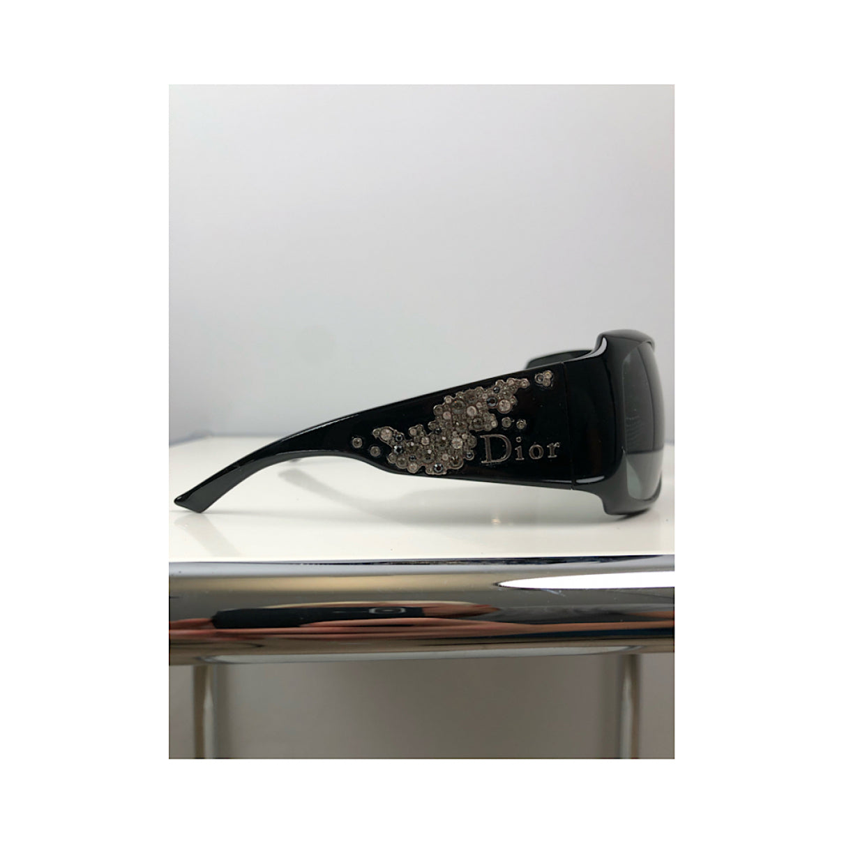 Dior Black Plastic Sunglasses image 2