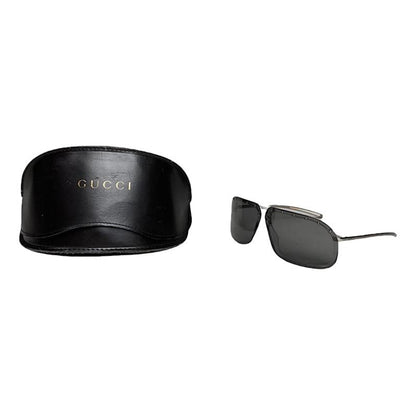Gucci Black Metal Sunglasses image 1