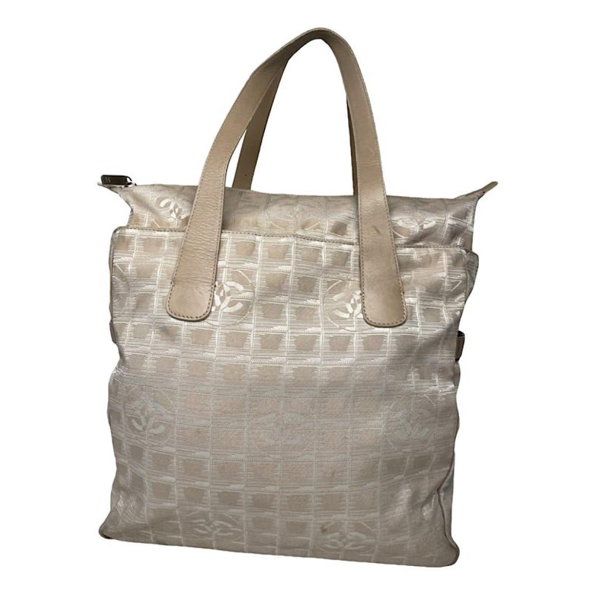 Chanel Beige Polyester Handbag image 1