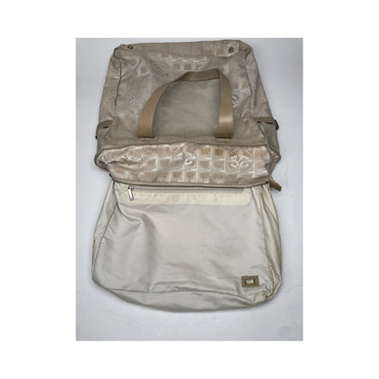 Chanel Beige Polyester Handbag image 3