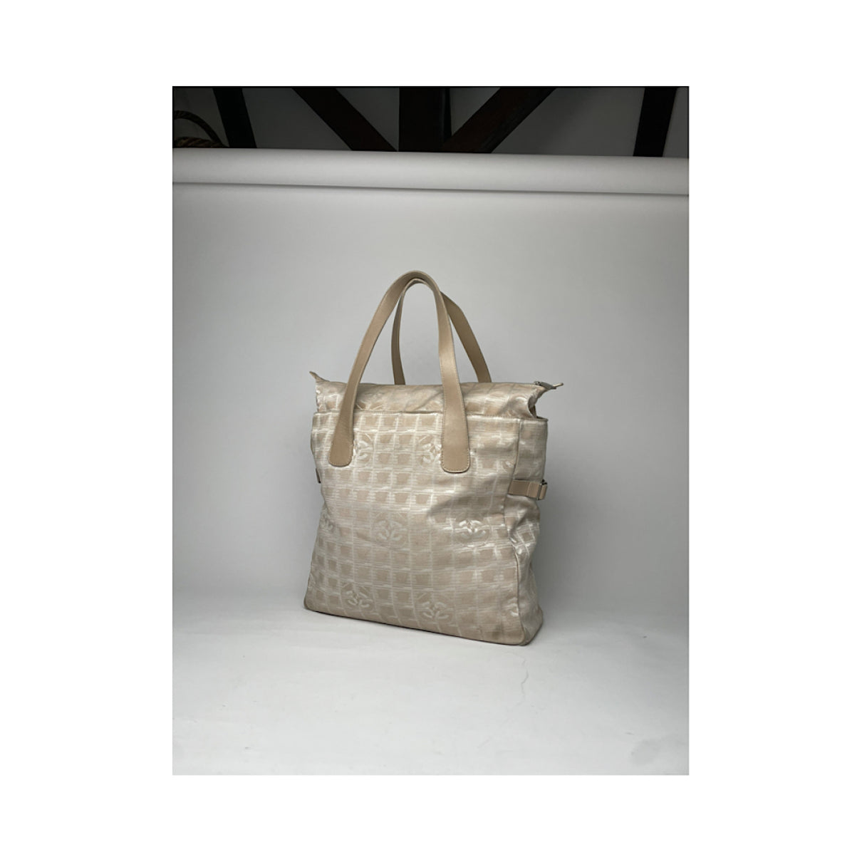 Chanel Beige Polyester Handbag image 5