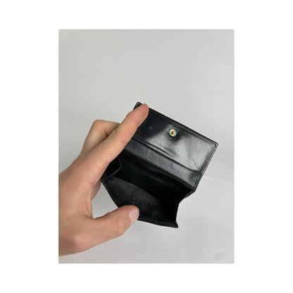 Celine Triomphe Black Leather Wallet image 3