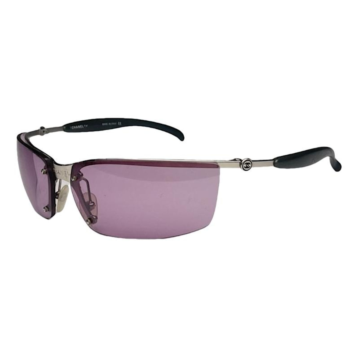 Chanel Purple Metal Sunglasses image 1