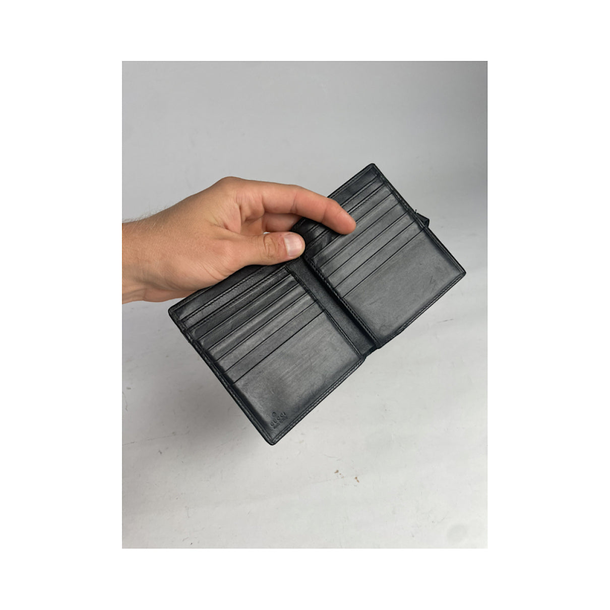 Gucci GG Blooms Black Leather Wallet image 3