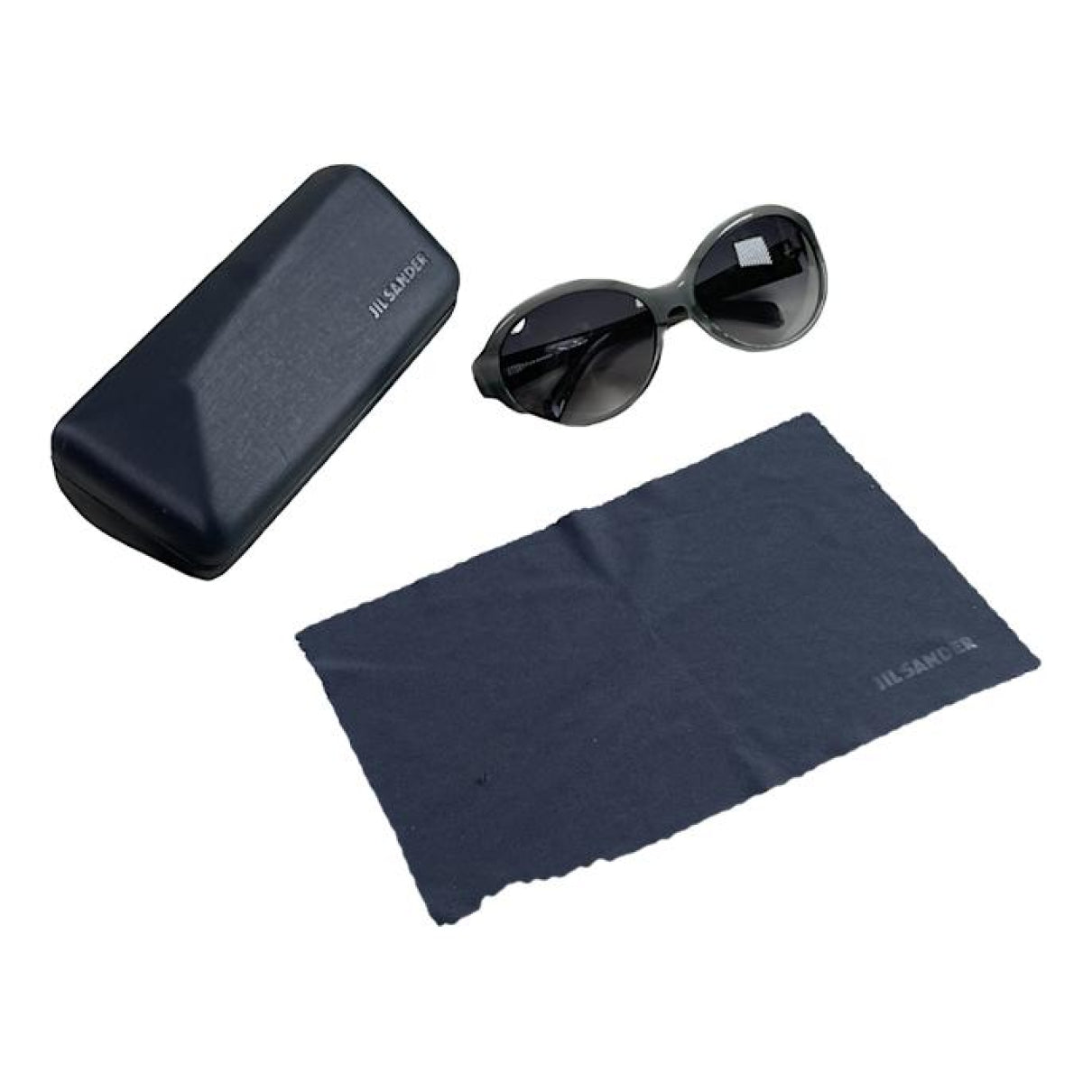 Jil Sander Black Plastic Sunglasses image 1