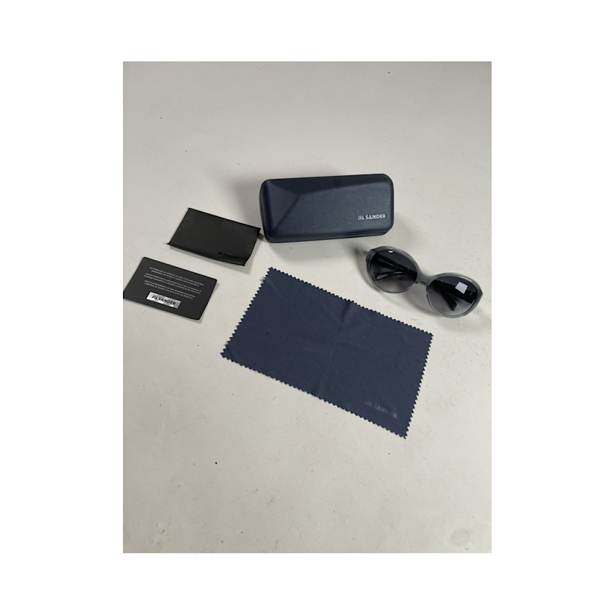 Jil Sander Black Plastic Sunglasses image 2