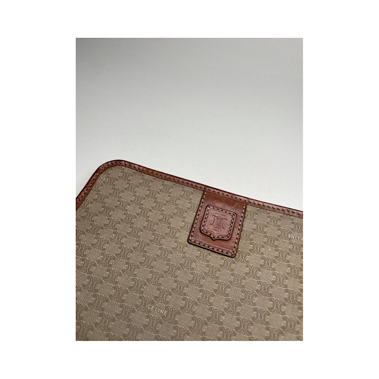 Celine Triomphe Vintage Clutch Bag image 3