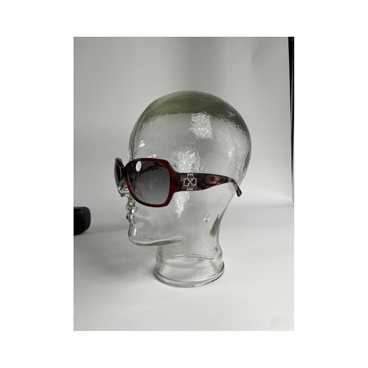 Salvatore Ferragamo Red Plastic Sunglasses image 2