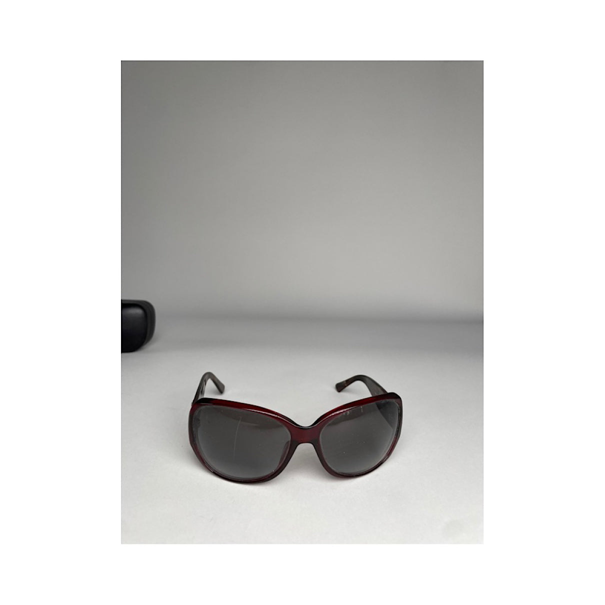 Salvatore Ferragamo Red Plastic Sunglasses image 4