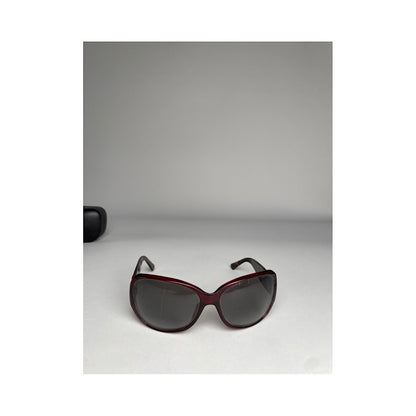 Salvatore Ferragamo Red Plastic Sunglasses image 4