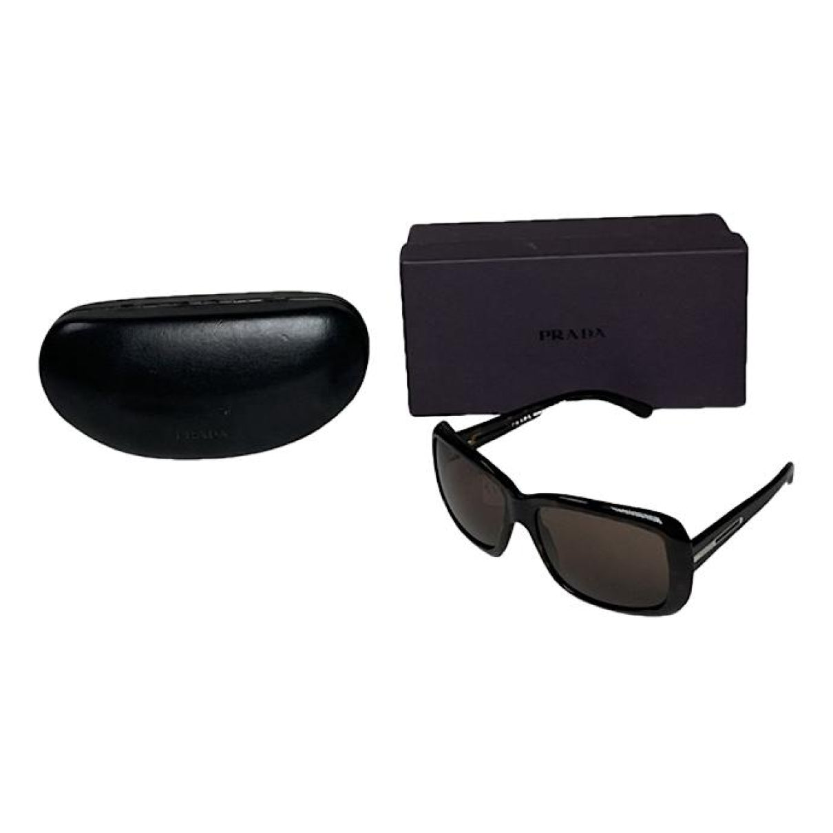 Prada Black Plastic Sunglasses image 1