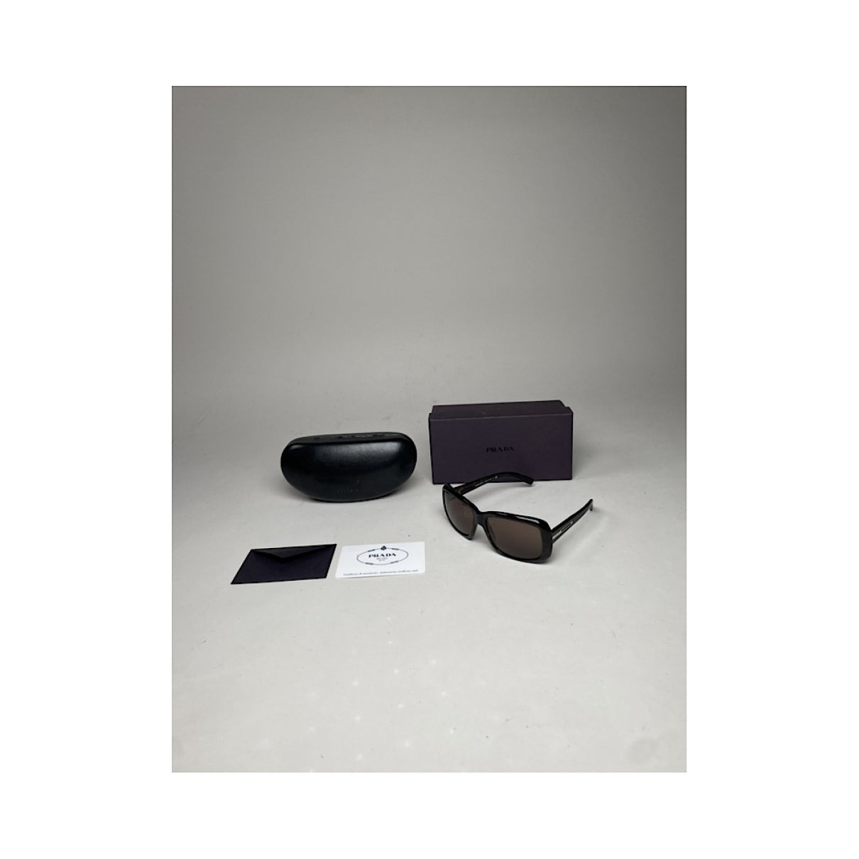 Prada Black Plastic Sunglasses image 3