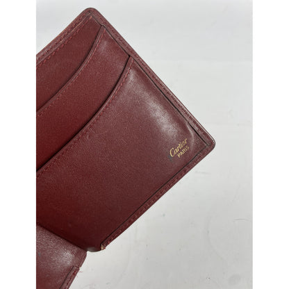 Cartier Burgundy Patent Leather Purse image 5