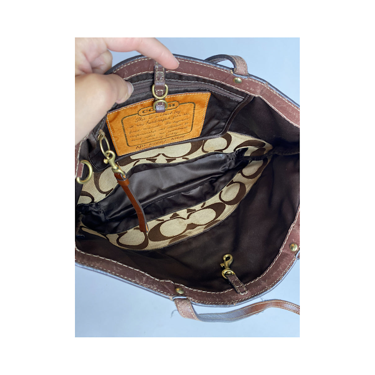 Coach Signature Sufflette Handbag image 3