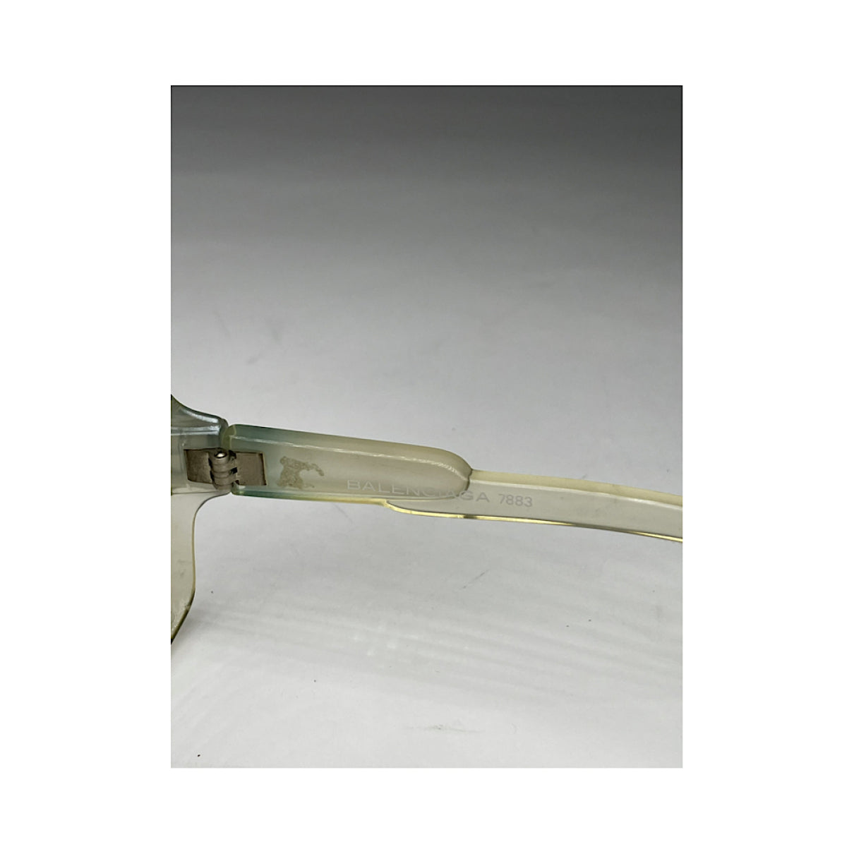 Balenciaga Blue Plastic Sunglasses image 5