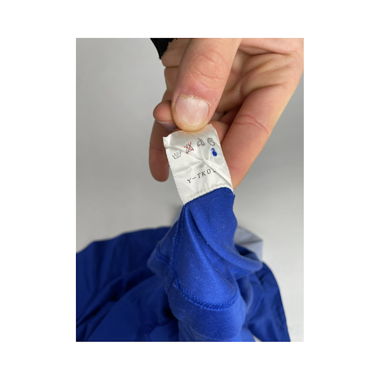 Dior Homme Blue Cotton Polo Shirt image 5