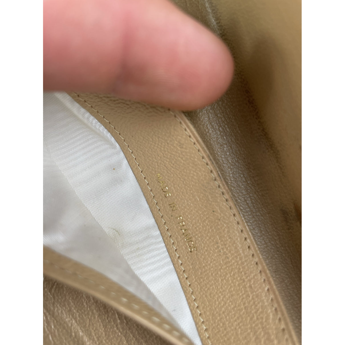 Chanel Timeless/Classique Beige Leather Wallet image 3