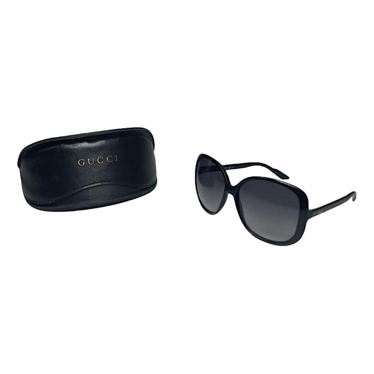 Gucci Black Plastic Sunglasses image 1
