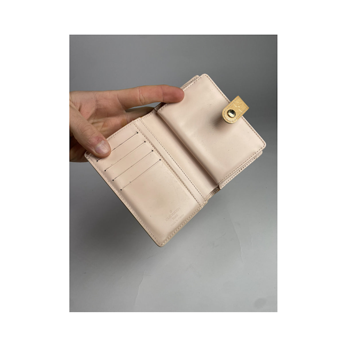 Louis Vuitton Juliette Beige Leather Wallet image 4