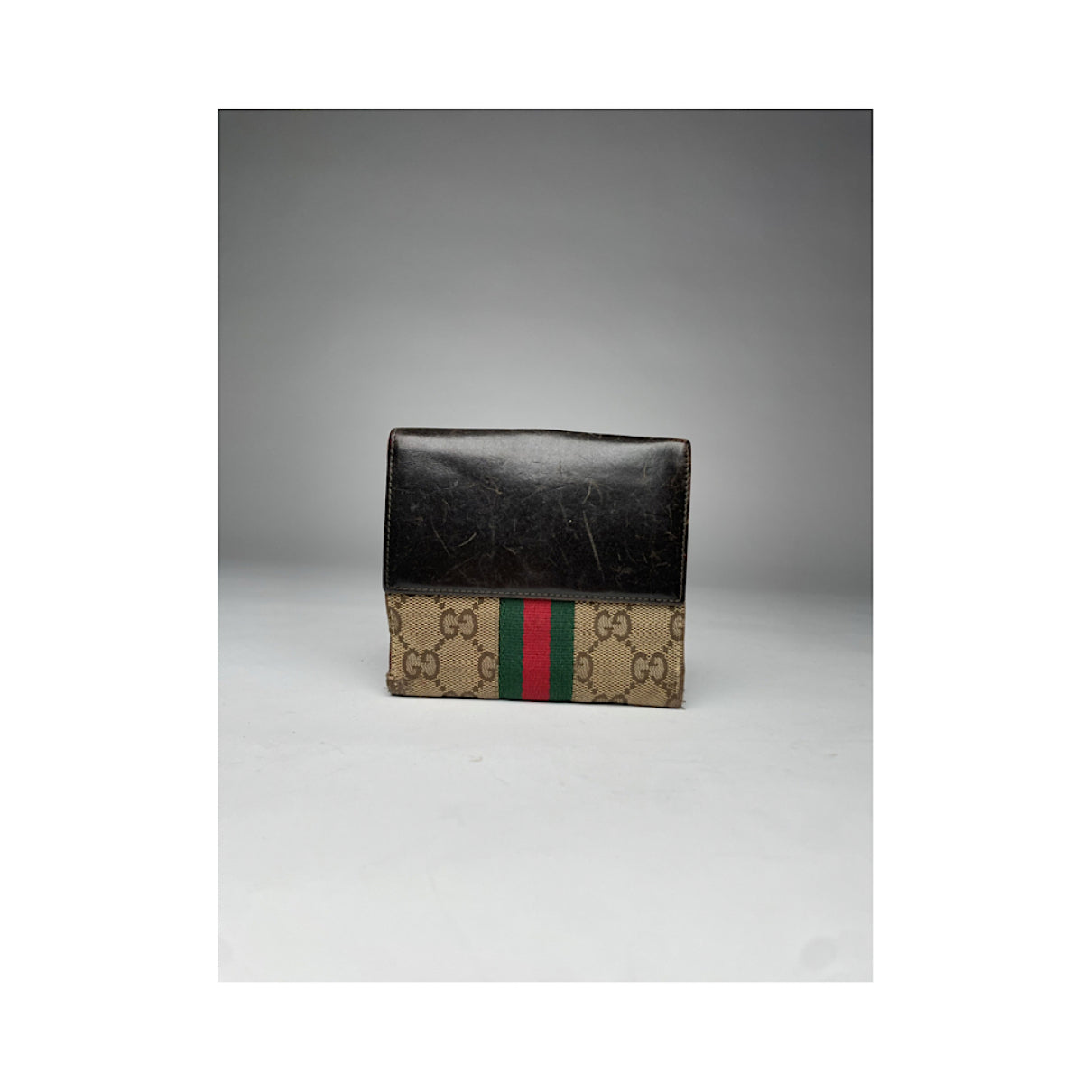 Gucci Jackie Vintage Beige Leather Wallet image 3