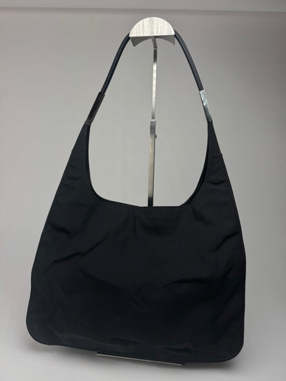 Vintage Gucci Canvas / Leather bag black