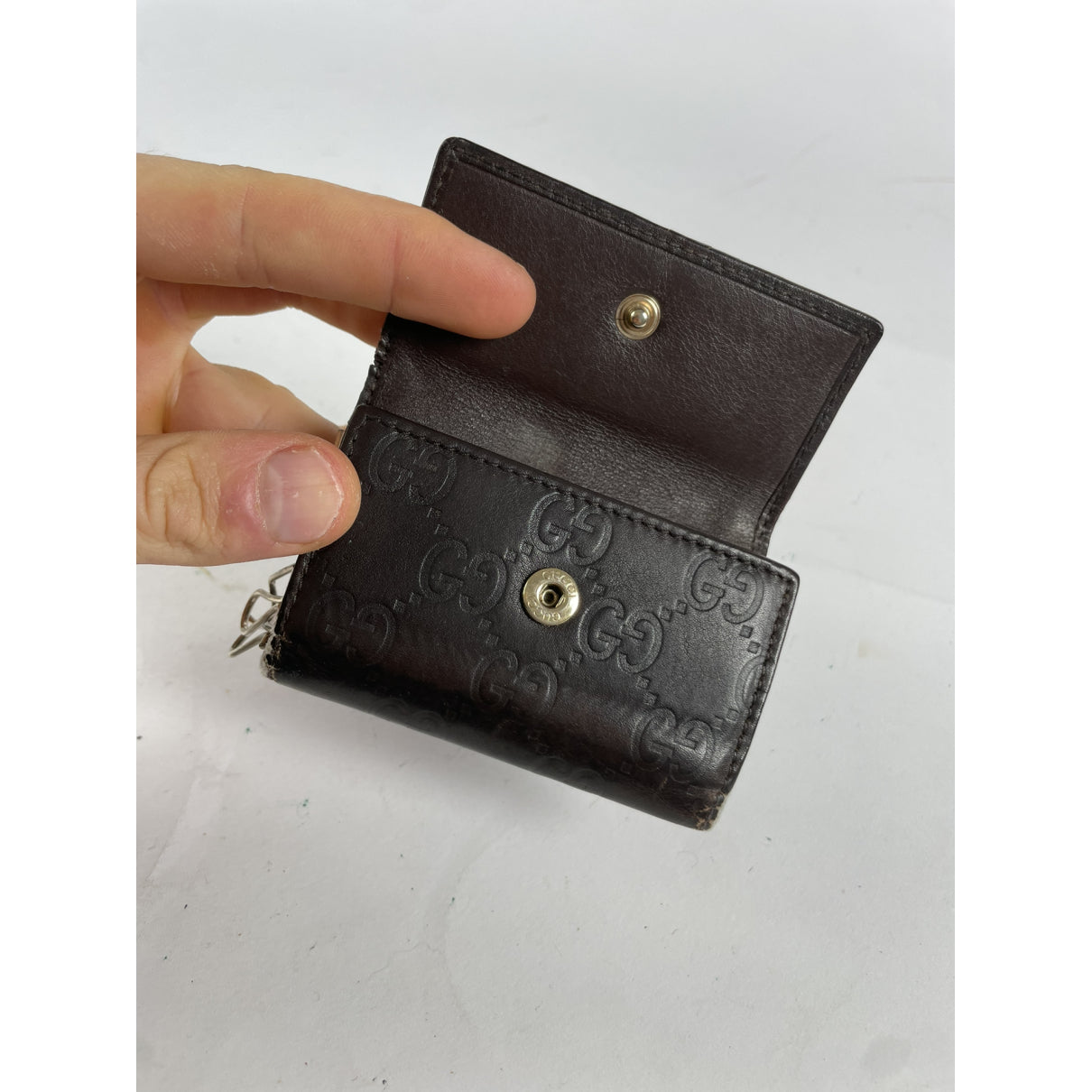 Gucci Black Leather Purse image 3