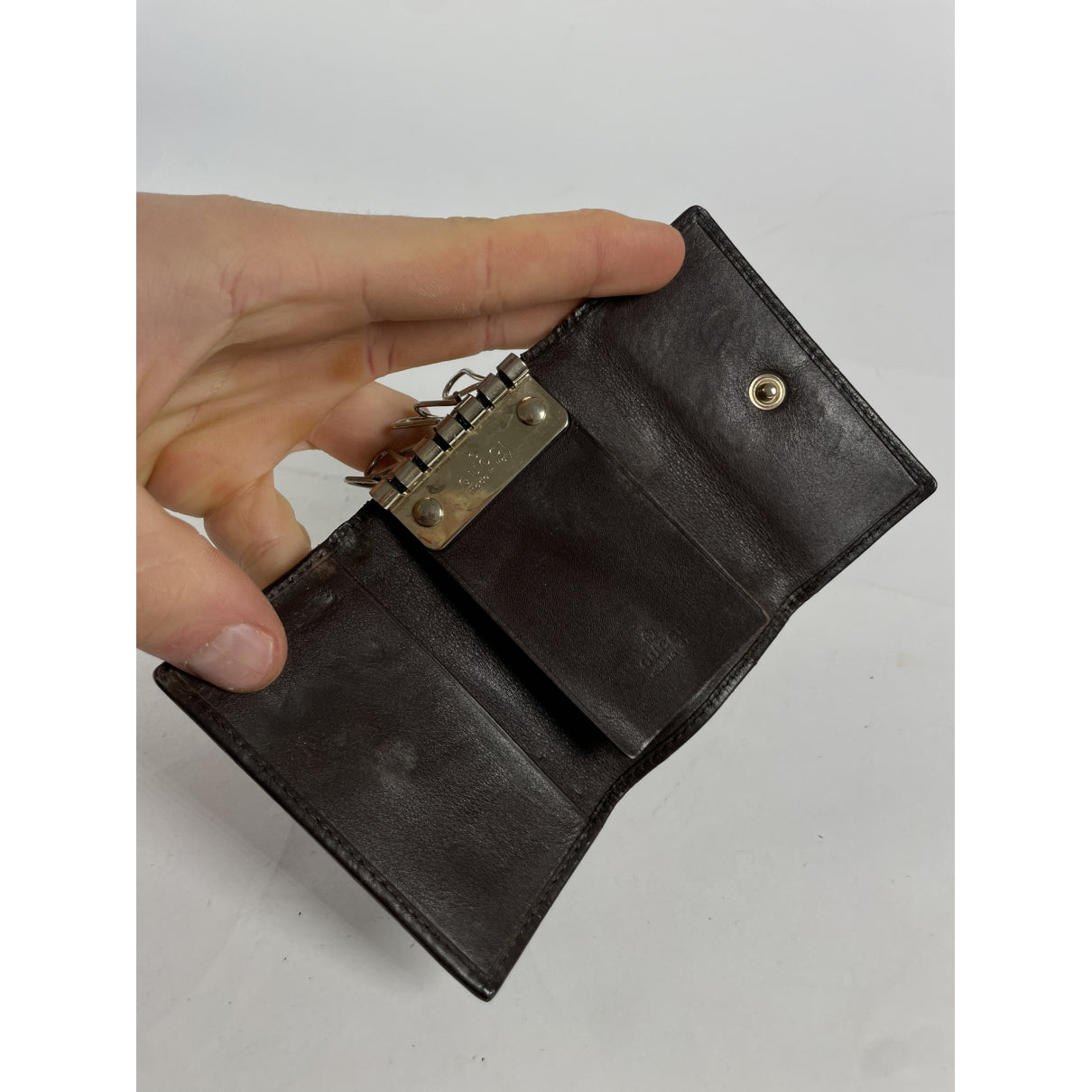 Gucci Black Leather Purse image 4