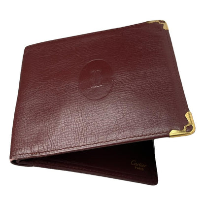Cartier Burgundy Patent Leather Purse image 1