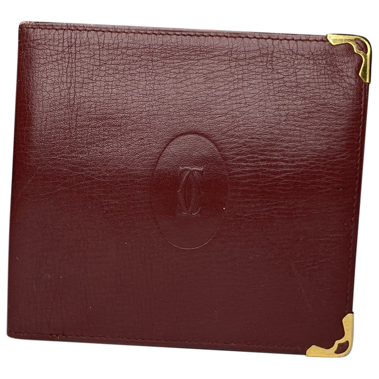 Cartier Burgundy Patent Leather Purse image 2