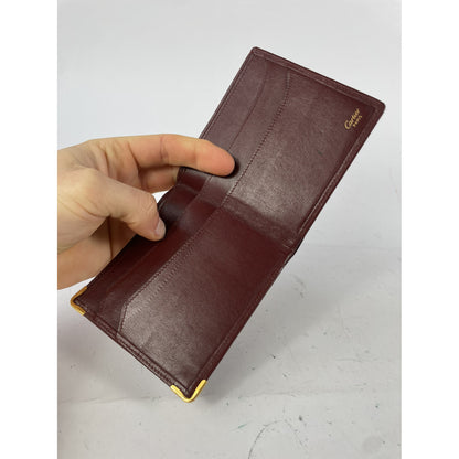 Cartier Burgundy Patent Leather Purse image 4