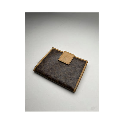 Celine Triomphe Vintage Brown Leather Wallet image 3