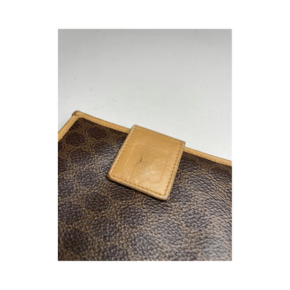 Celine Triomphe Vintage Brown Leather Wallet image 4