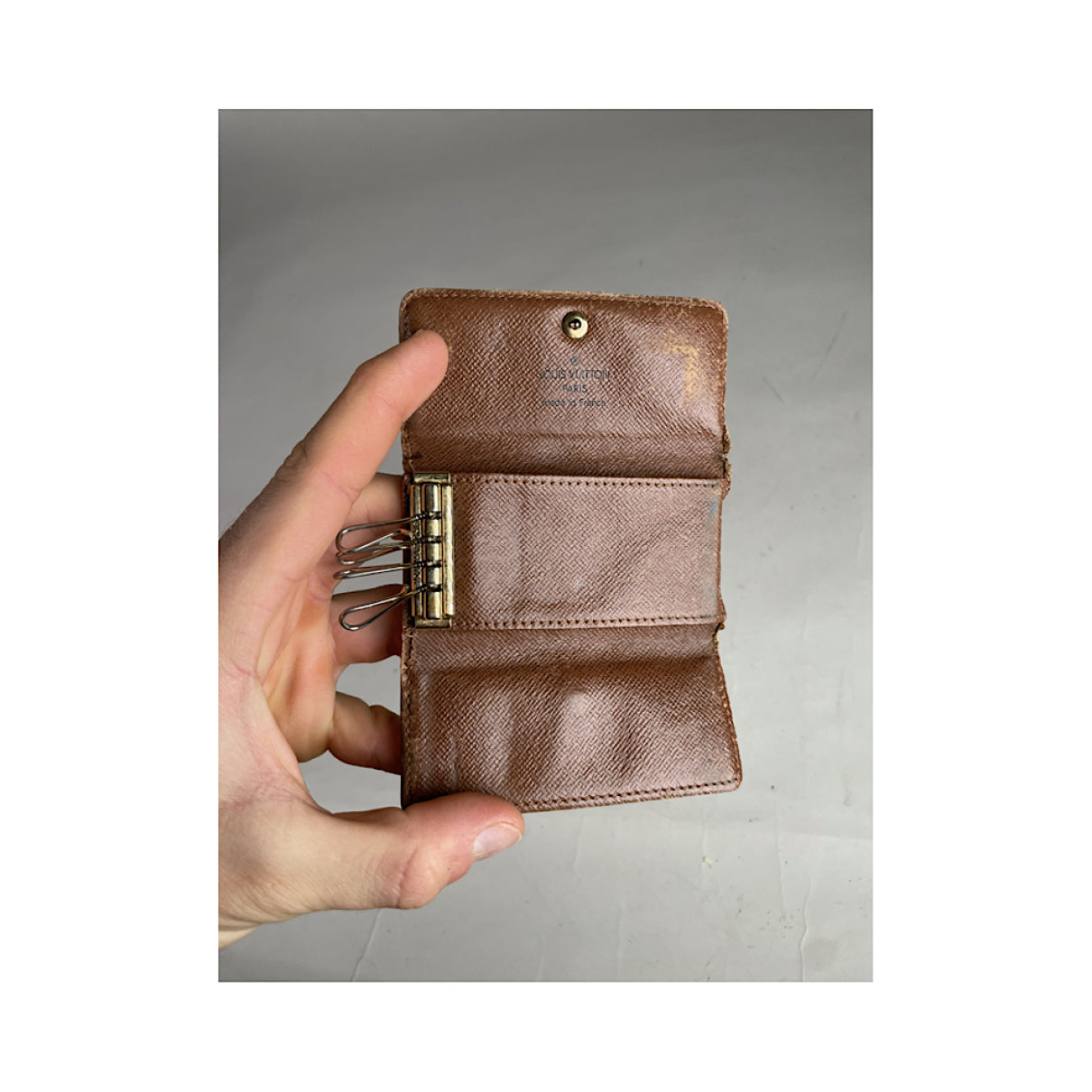 Louis Vuitton Lockme Brown Leather Purse image 3