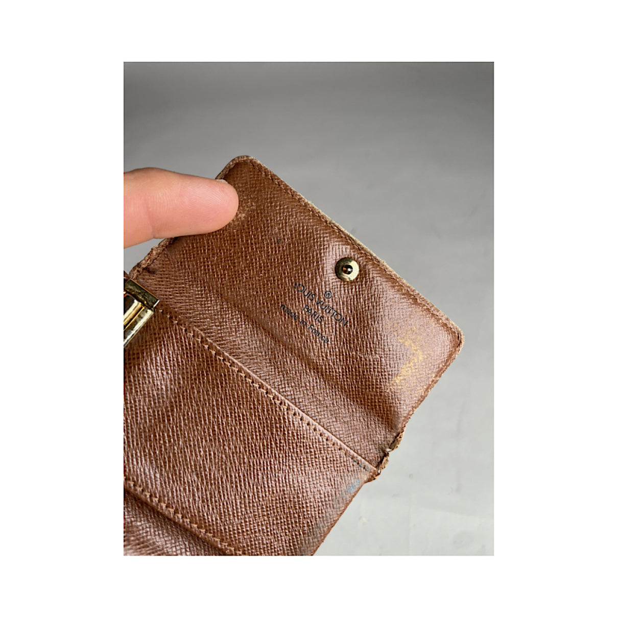 Louis Vuitton Lockme Brown Leather Purse image 4