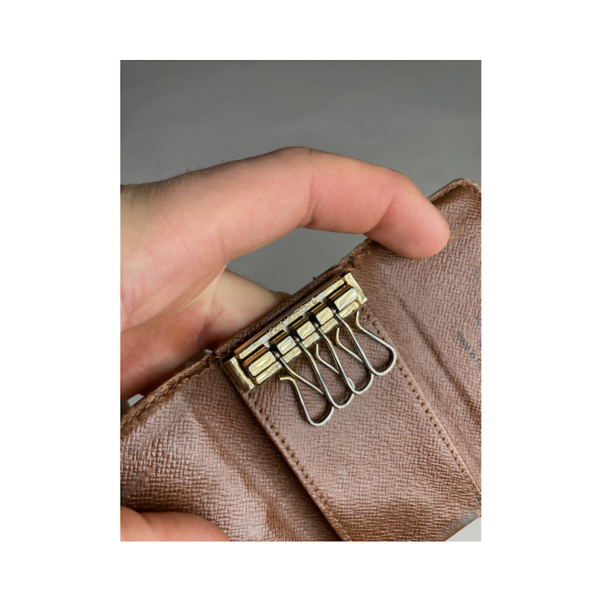 Louis Vuitton Lockme Brown Leather Purse image 5