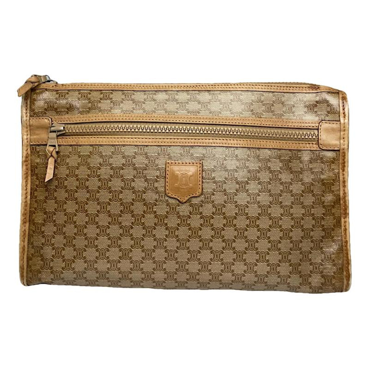 Celine Triomphe Vintage Clutch Bag image 1