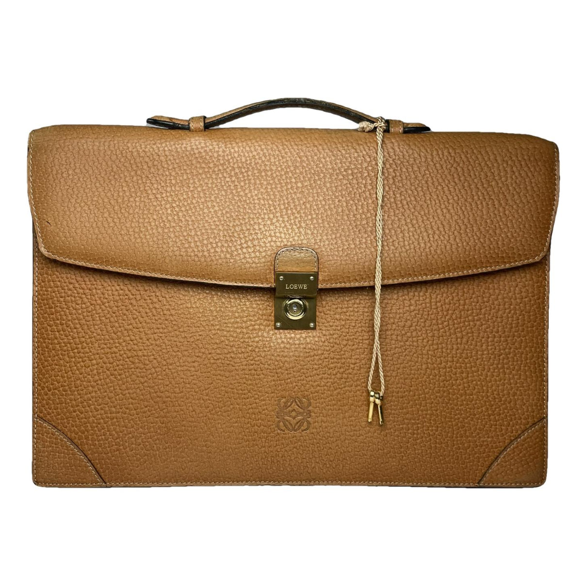 Loewe Amazona Brown Leather Handbag image 1