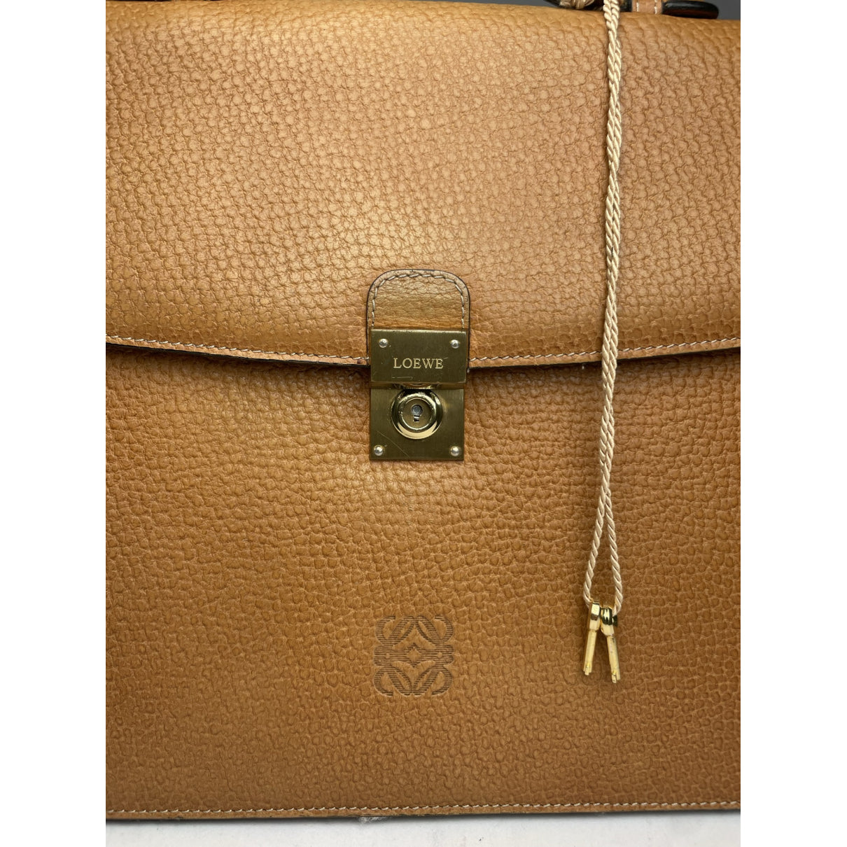 Loewe Amazona Brown Leather Handbag image 2