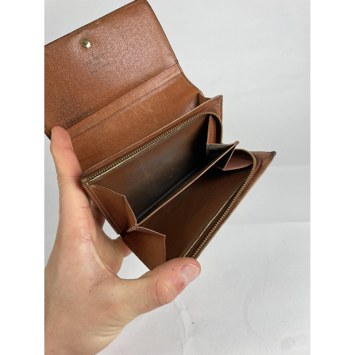 Louis Vuitton Marie Brown Leather Wallet image 5