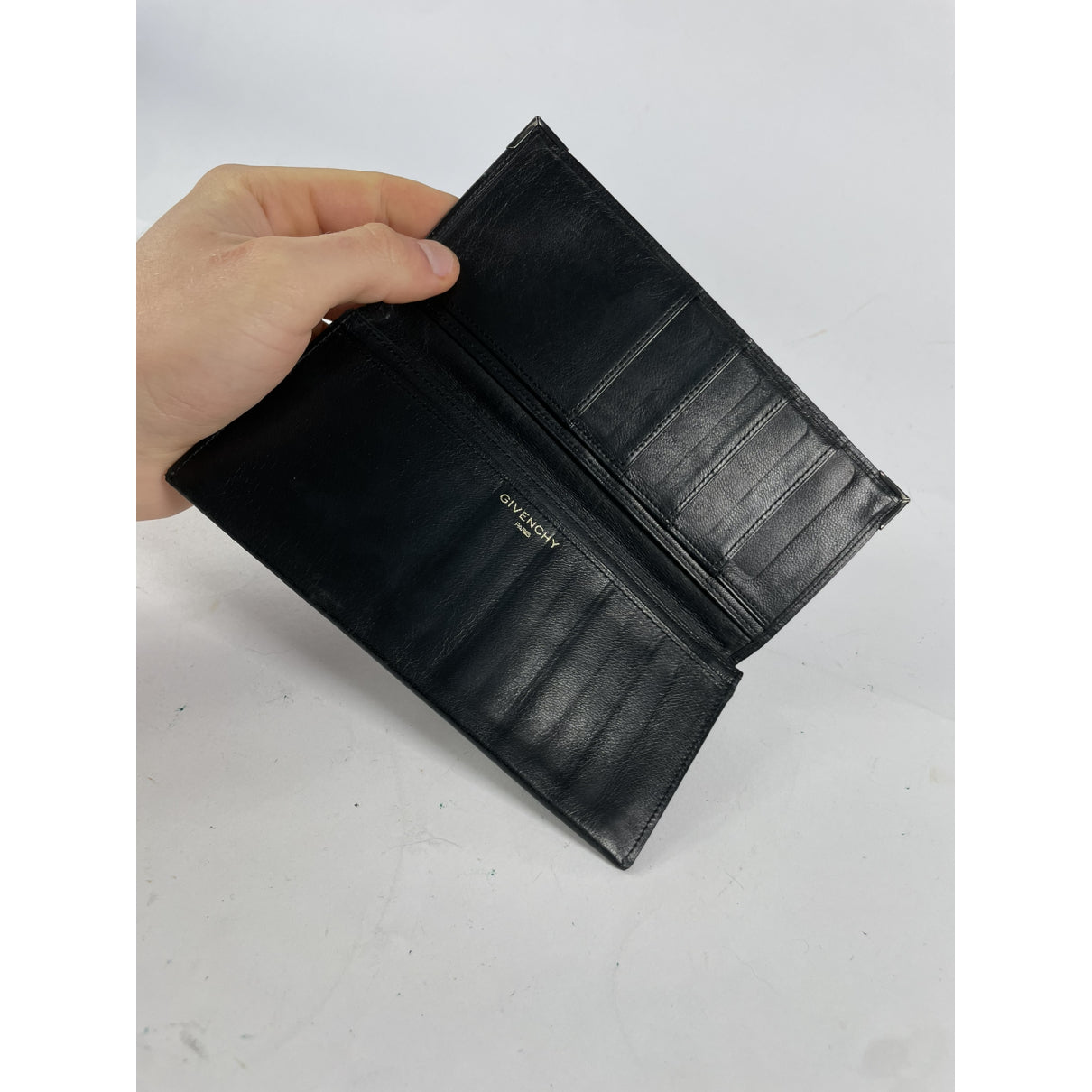 Givenchy GV Black Leather Purse image 3